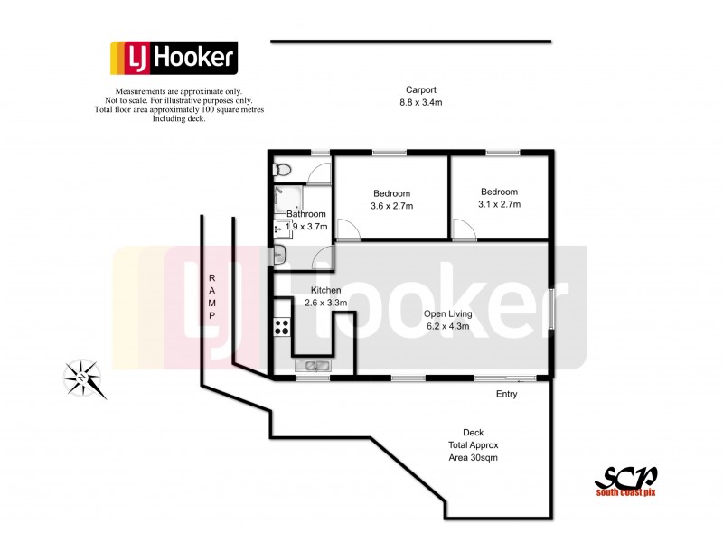 6 Crest Crescent, Moruya Heads NSW 2537 Floorplan