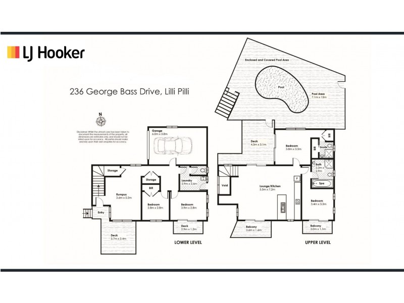 236 George Bass Drive, Lilli Pilli NSW 2536 Floorplan