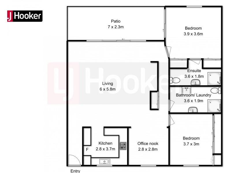 3/2152 George Bass Drive, Tomakin NSW 2537 Floorplan