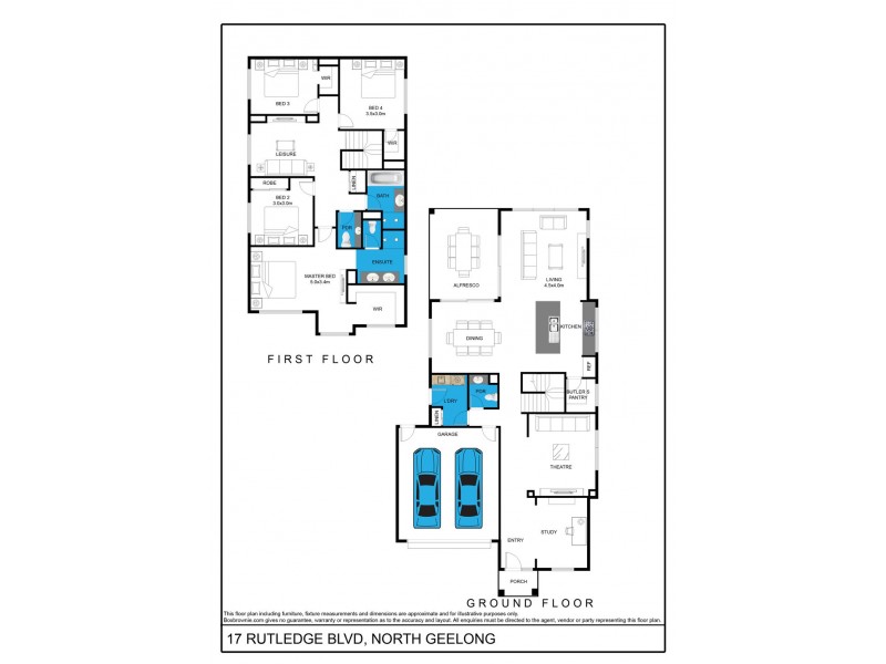 17 Rutledge Boulevard, North Geelong VIC 3215 Floorplan