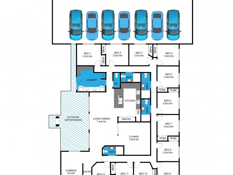 4 North Valley Rd, Highton VIC 3216 Floorplan