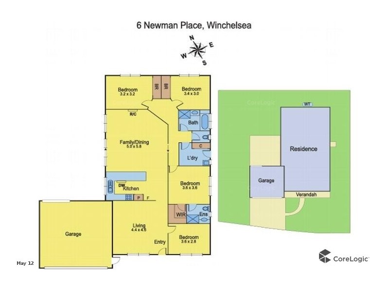 6 Newman Place, Winchelsea VIC 3241 Floorplan