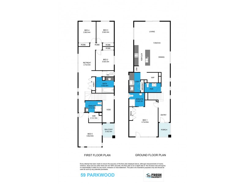59 Parkwood Dr, Highton VIC 3216 Floorplan