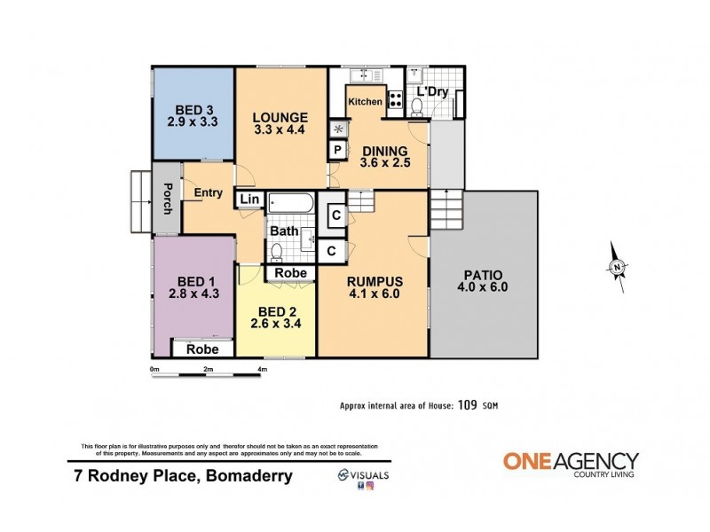 7 Rodney Place, Bomaderry NSW 2541 Floorplan