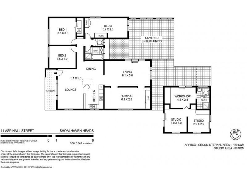 11 Aspinall Street, Shoalhaven Heads NSW 2535 Floorplan