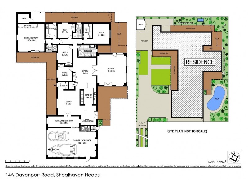14a Davenport Road, Shoalhaven Heads NSW 2535 Floorplan