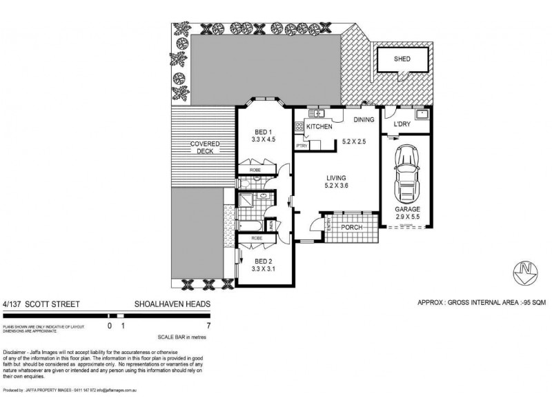 4/137 Scott Street, Shoalhaven Heads NSW 2535 Floorplan