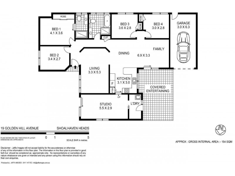 19 Golden Hill Avenue, Shoalhaven Heads NSW 2535 Floorplan