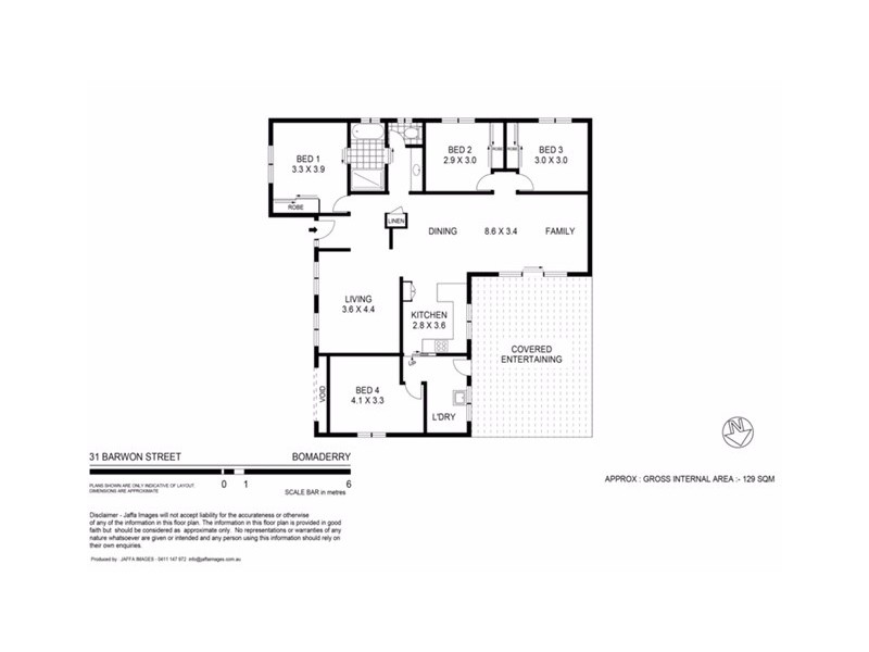 31 Barwon Street, Bomaderry NSW 2541 Floorplan