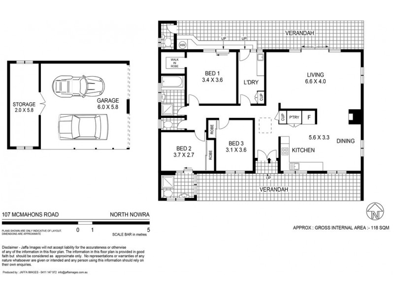 107 McMahons Road, North Nowra NSW 2541 Floorplan