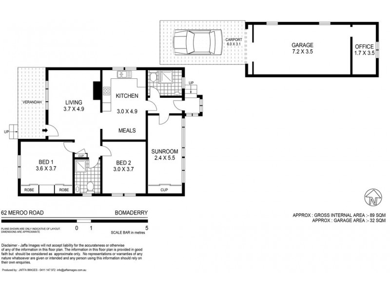 62 Meroo Road, Bomaderry NSW 2541 Floorplan