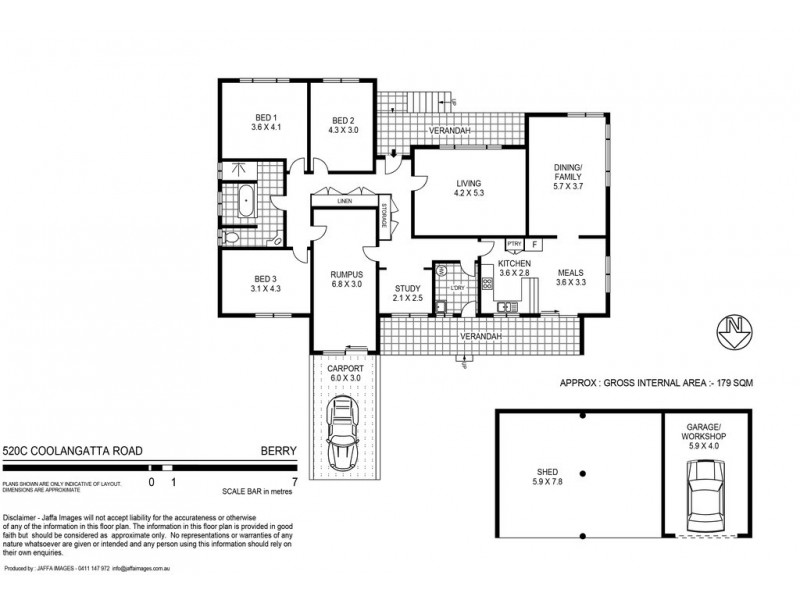 520C Coolangatta Road, Berry NSW 2535 Floorplan
