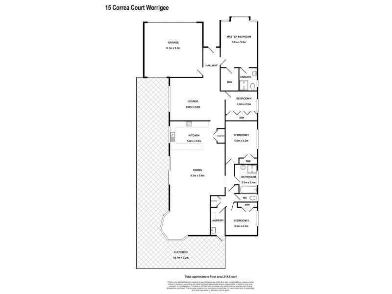 15 Correa Court, Worrigee NSW 2540 Floorplan