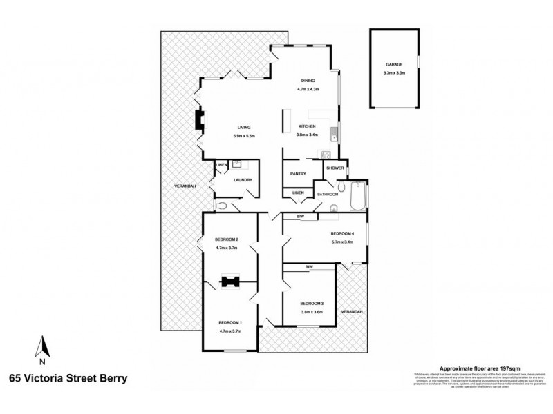 65 Victoria Street, Berry NSW 2535 Floorplan