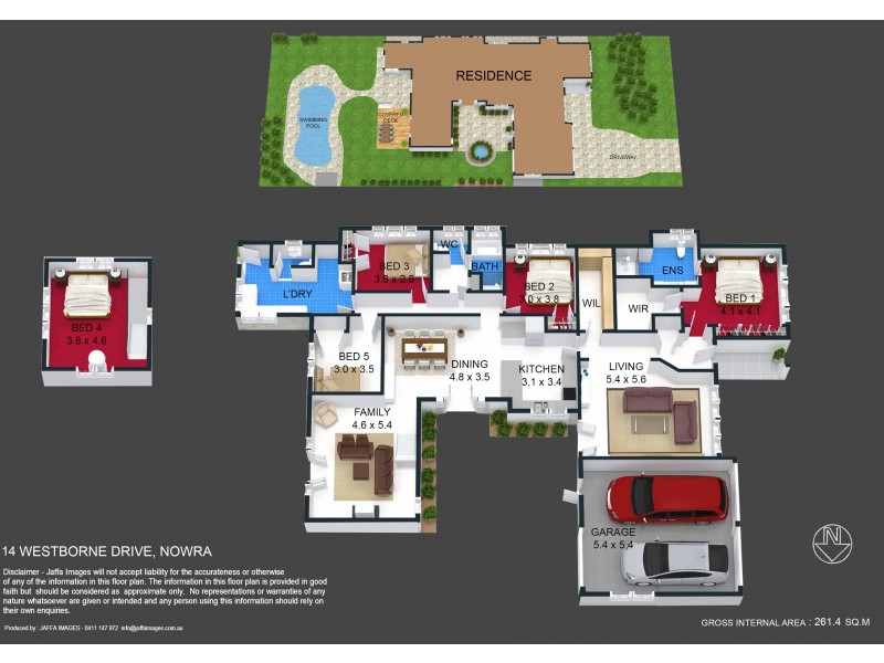 14 Westborne Drive, Nowra NSW 2541 Floorplan
