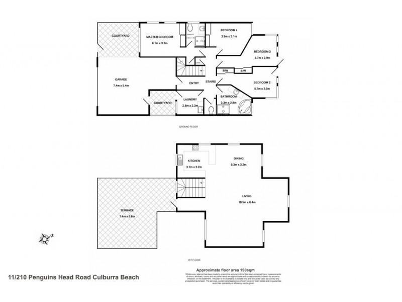 11/210 Penguins Head Road, Culburra Beach NSW 2540 Floorplan
