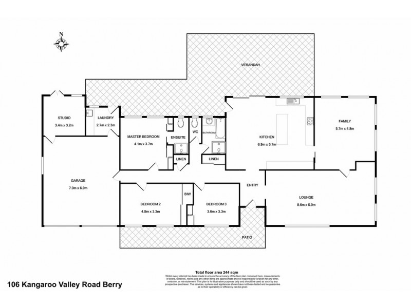 106 Kangaroo Valley Road, Berry NSW 2535 Floorplan
