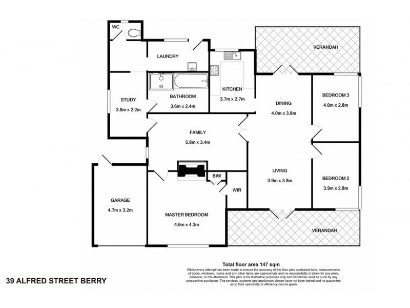 39 Albert Street, Berry NSW 2535 Floorplan