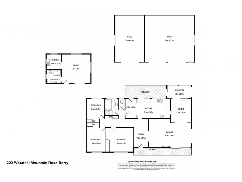 229 Woodhill Mountain Road, Broughton Vale NSW 2535 Floorplan