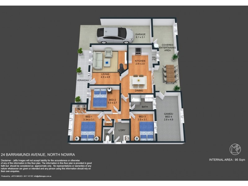 24 Barramundi Avenue, North Nowra NSW 2541 Floorplan