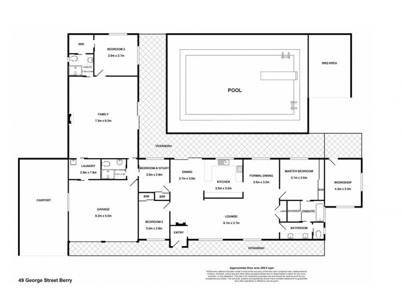 49 George Street, Berry NSW 2535 Floorplan