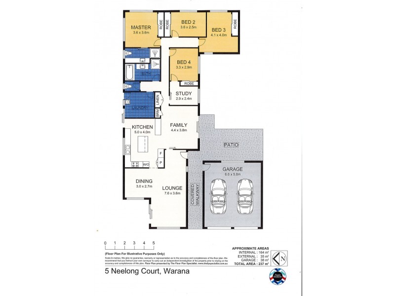5 Neelong Court, Warana QLD 4575 Floorplan