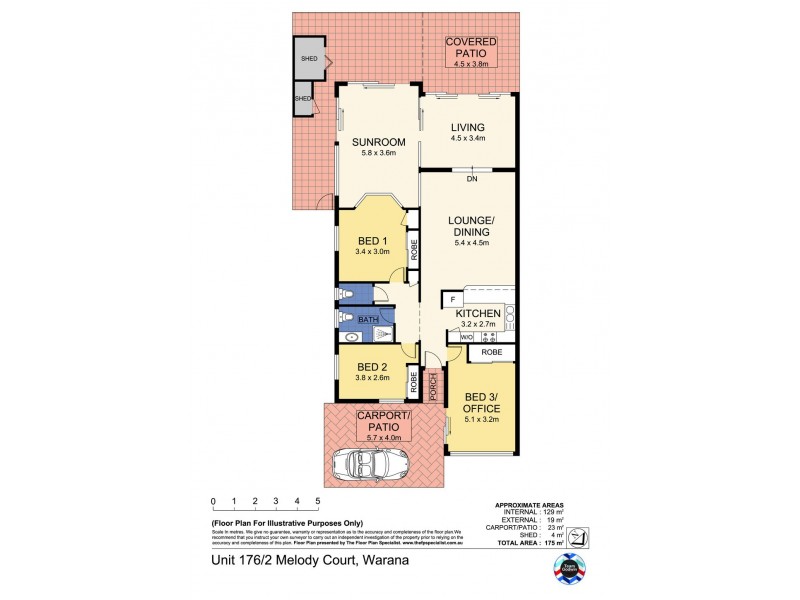 176/2 Melody Court, Warana QLD 4575 Floorplan