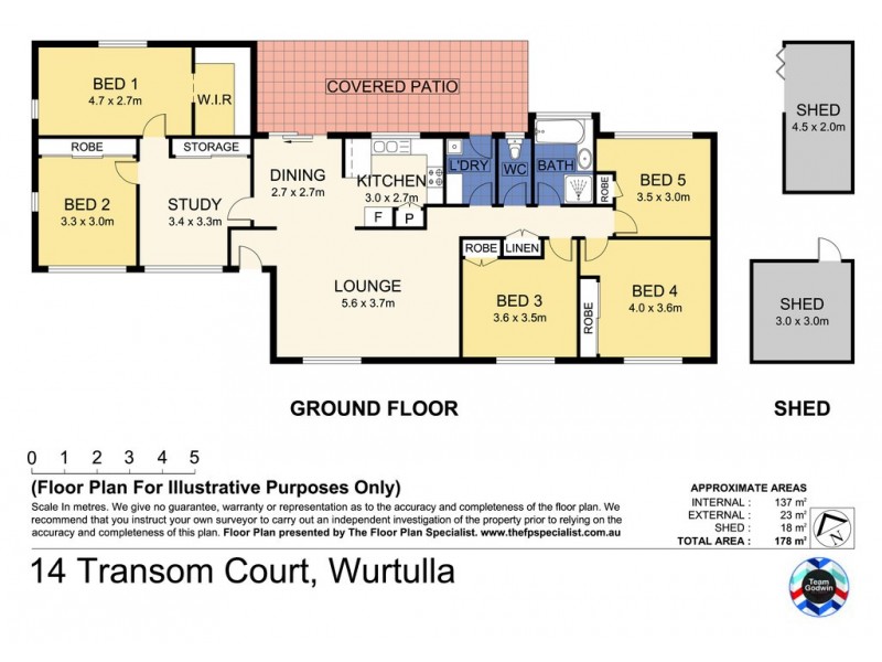 14 Transom Court, Wurtulla QLD 4575 Floorplan