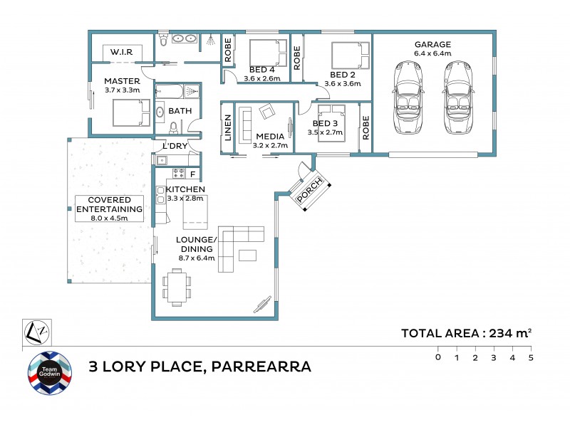 3 Lory Place, Parrearra QLD 4575 Floorplan