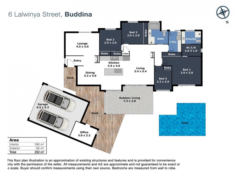 16 Lalwinya Street, Buddina QLD 4575 Floorplan