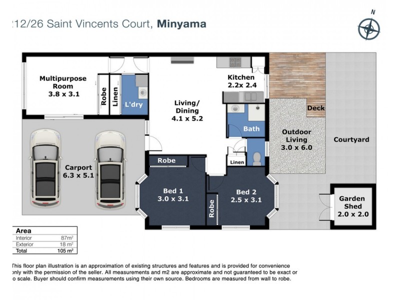 U212/26 St Vincents Court, Minyama QLD 4575