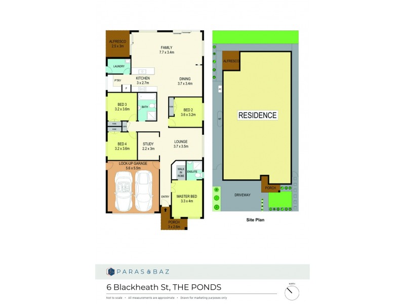 6 Blackheath Street, The Ponds NSW 2769 Floorplan