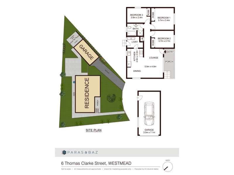 6 Thomas Clarke Street, Westmead NSW 2145 Floorplan