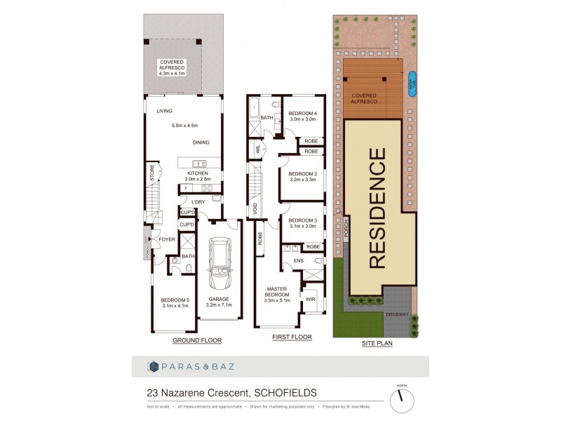 23 Nazarene Crescent, Schofields NSW 2762 Floorplan