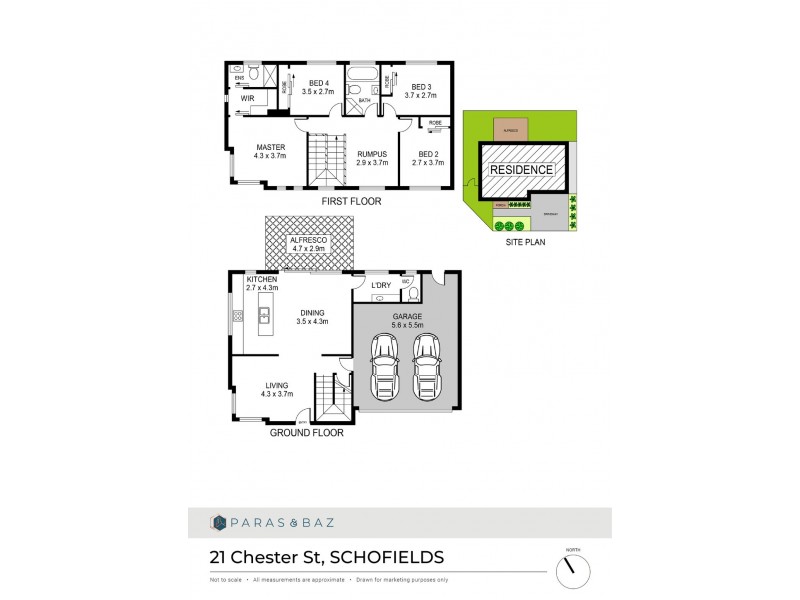 21 Chester St, Schofields NSW 2762 Floorplan