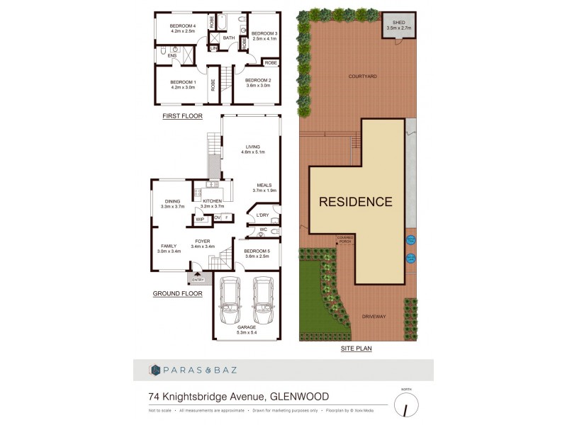 74 Knightsbridge Avenue, Glenwood NSW 2768 Floorplan