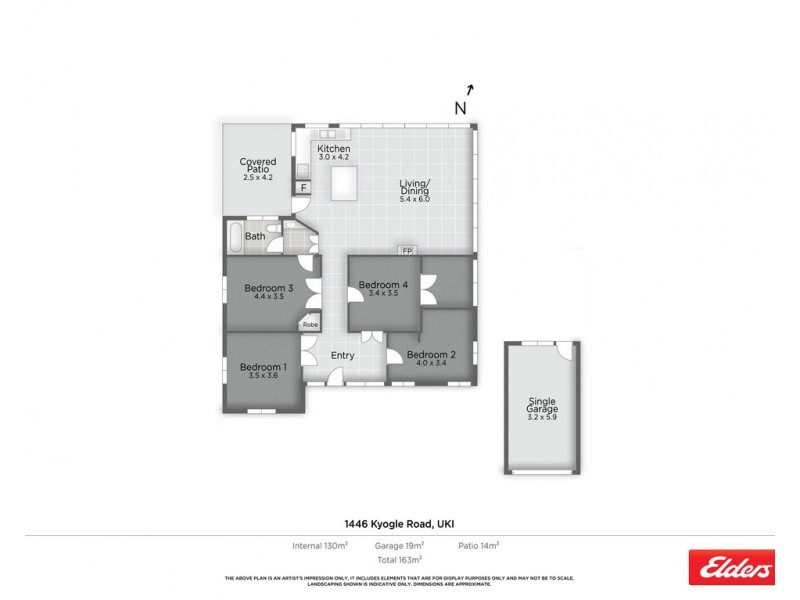 1446 KYOGLE ROAD, Uki NSW 2484 Floorplan