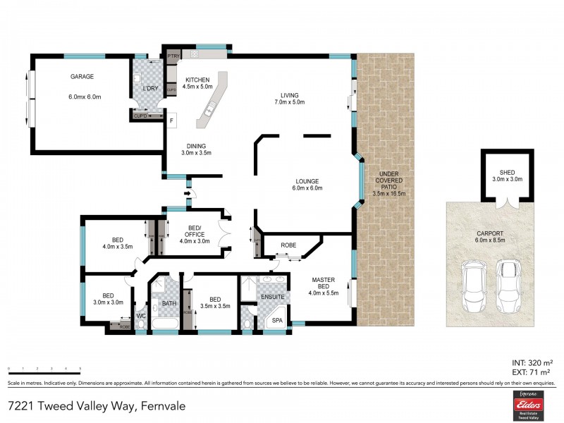 7221 TWEED VALLEY WAY, Fernvale NSW 2484 Floorplan