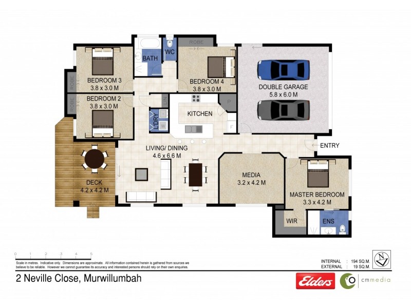2 NEVILLE CLOSE, Murwillumbah NSW 2484 Floorplan