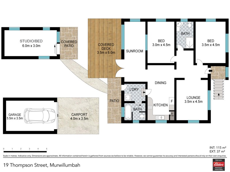 19 THOMPSON STREET, Murwillumbah NSW 2484 Floorplan