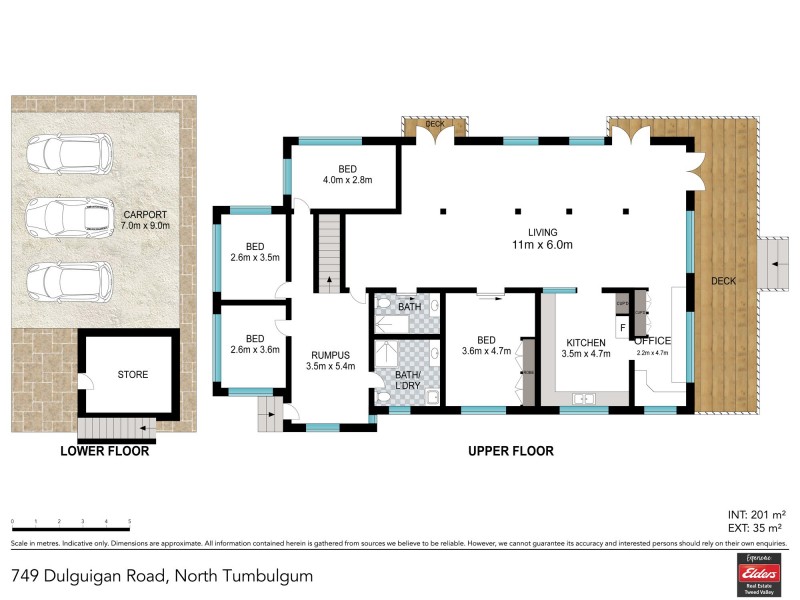 749 DULGUIGAN ROAD, North Tumbulgum NSW 2490 Floorplan