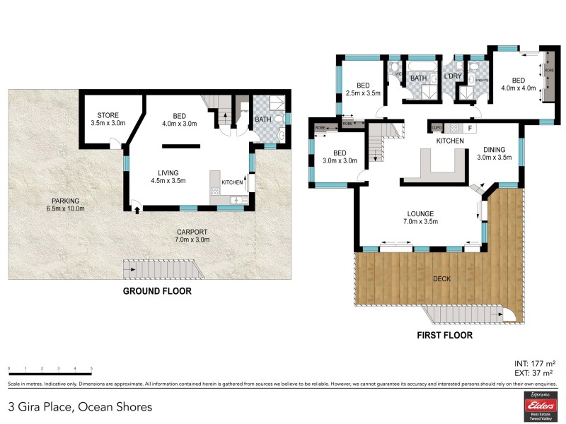 3 GIRA PLACE, Ocean Shores NSW 2483 Floorplan