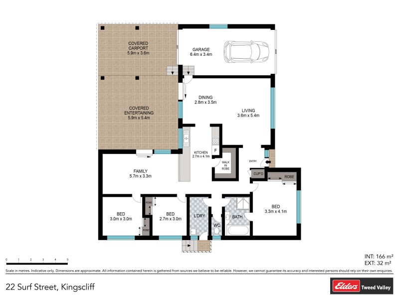 22 SURF STREET, Kingscliff NSW 2487 Floorplan