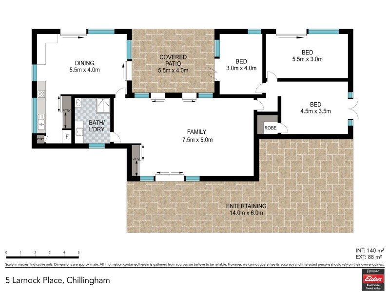 5 LARNOCK PLACE, Chillingham NSW 2484 Floorplan