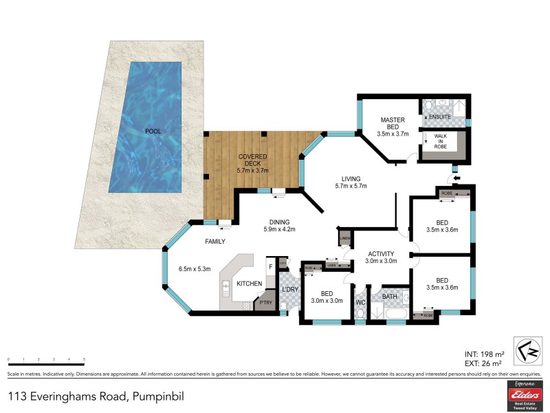 113 EVERINGHAMS ROAD, Pumpenbil NSW 2484 Floorplan