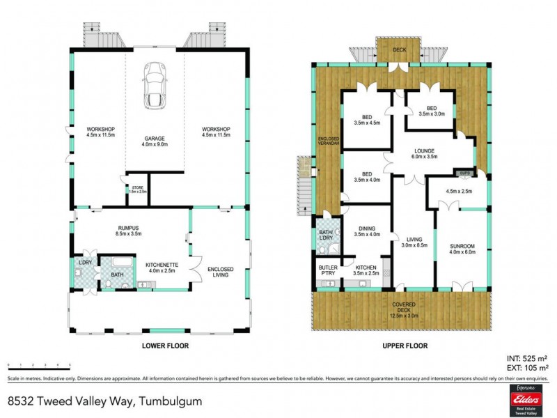 8532 TWEED VALLEY WAY, Tumbulgum NSW 2490 Floorplan