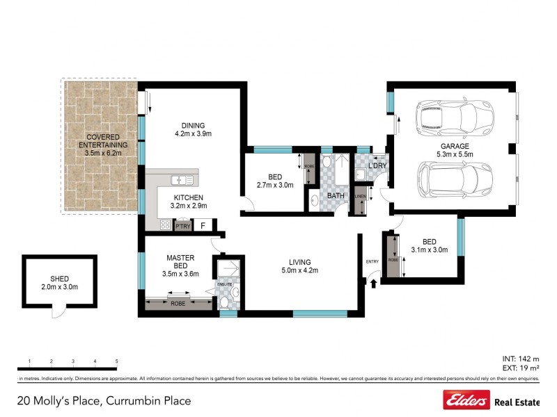 2/20 Mollys Place, Currumbin Waters QLD 4223 Floorplan