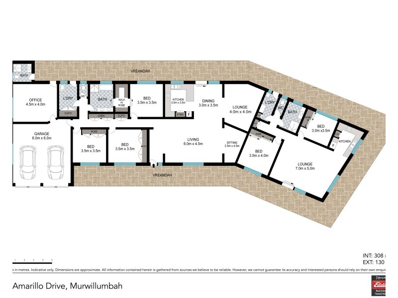 5 AMARILLO DRIVE, Dunbible NSW 2484 Floorplan