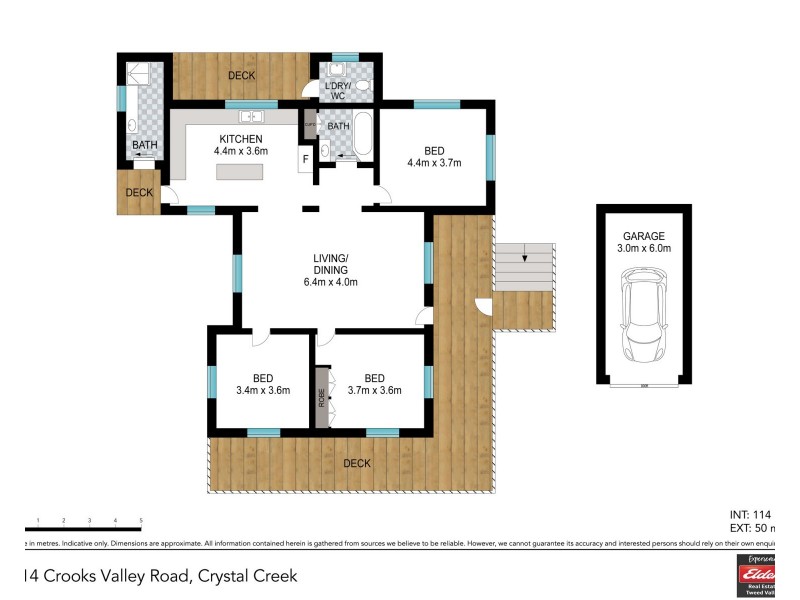 114 CROOKS VALLEY ROAD, Crystal Creek NSW 2484 Floorplan