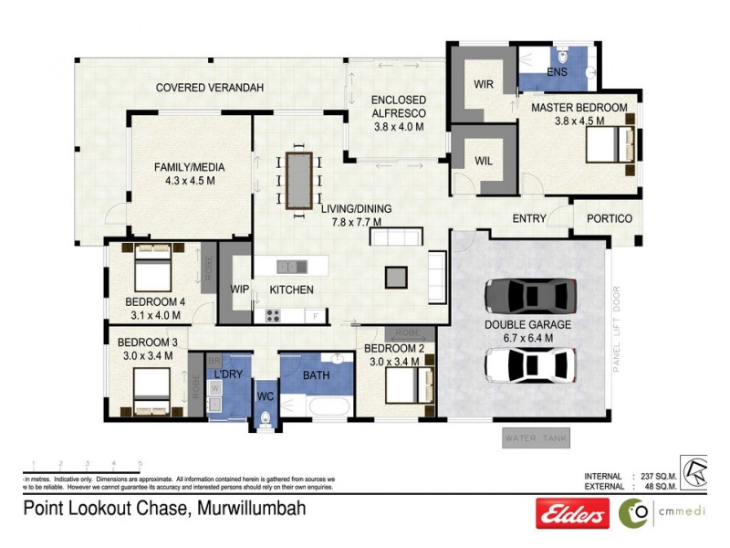 2 POINT LOOKOUT CHASE, Murwillumbah NSW 2484 Floorplan